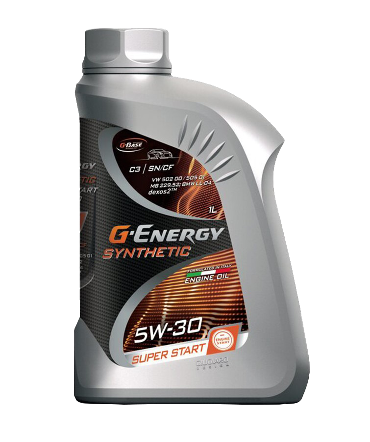 Моторное масло G-Energy Synthetic Super Start SAE 5W-30, 1л (G-ENERGY: 2531423991)